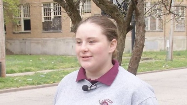 A Teen Girl Walks Over To A Bullied Boy And Hands Him A Box... - picture 3