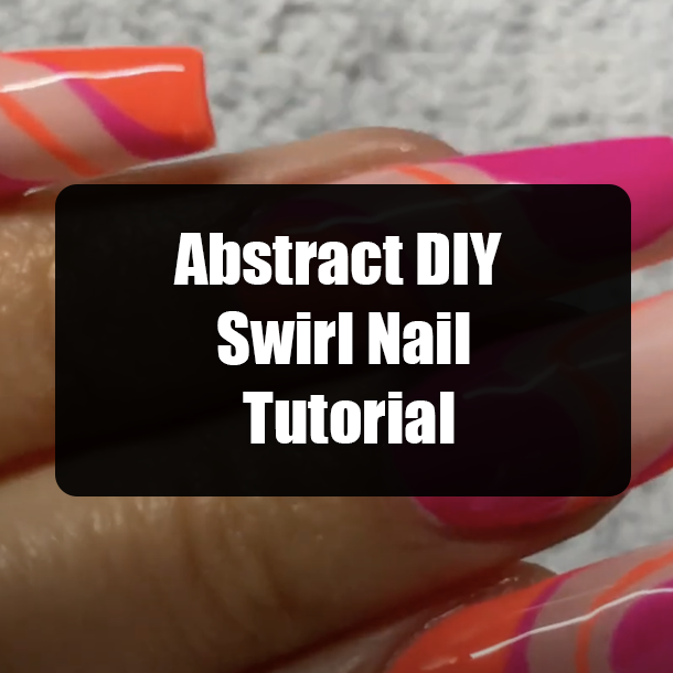 Abstract DIY Swirl Nail Tutorial