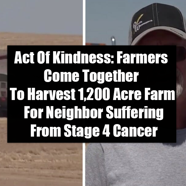 Act Of Kindness: Farmers Come Together To Harvest 1,200 Acre Farm For Neighbor Suffering From Stage 4 Cancer