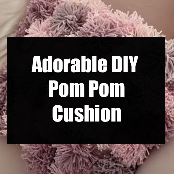 Adorable DIY Pom Pom Cushion