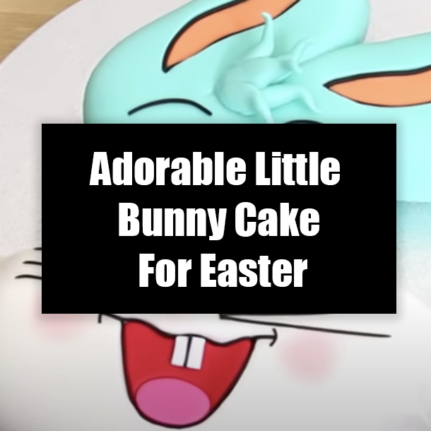 Adorable Little Bunny Cake For Easter