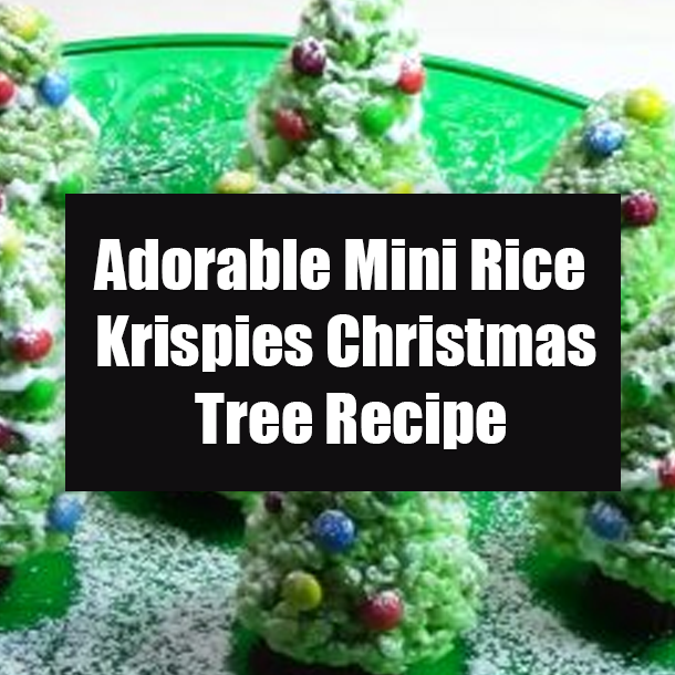 Adorable Mini Rice Krispies Christmas Tree Recipe