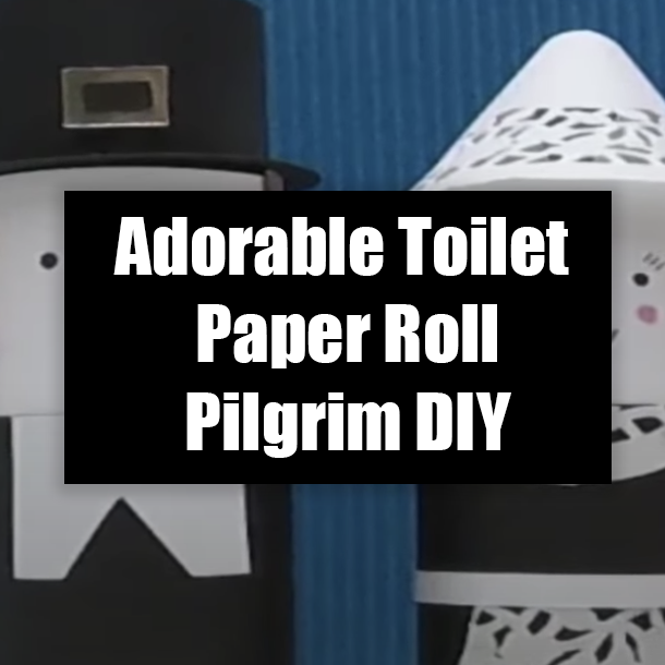 Adorable Toilet Paper Roll Pilgrim DIY