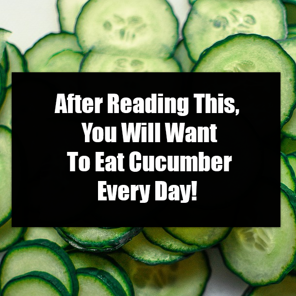 After Reading This, You Will Want To Eat Cucumber Every Day!
