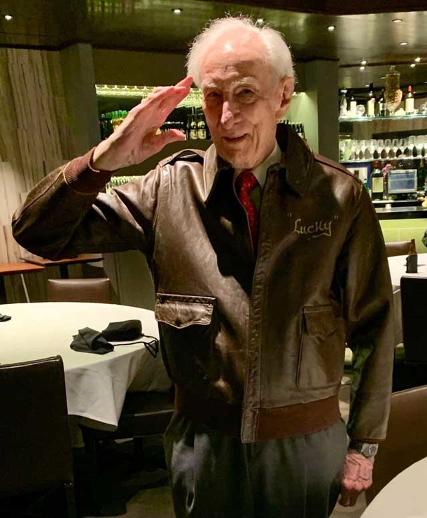 An Air Force veteran & the last surviving member of WWII bombing group, celebrates his 100th birthday - picture 4