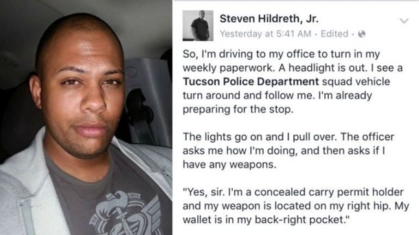 Armed Black Man’s Facebook Post About Traffic Stop Goes Insanely Viral - picture 2
