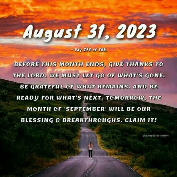 August 31 Quotes And Sayings To Say Goodbye To The Month Of August - picture 3