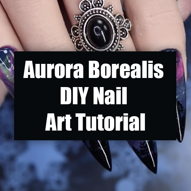 Aurora Borealis DIY Nail Art Tutorial