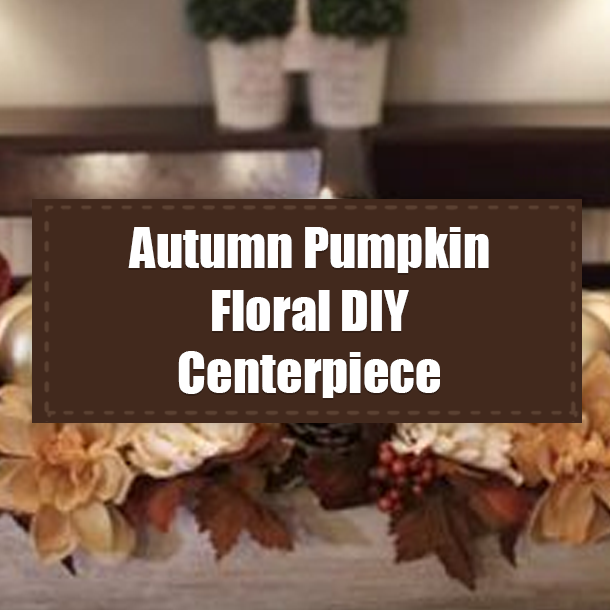 Autumn Pumpkin Floral DIY Centerpiece