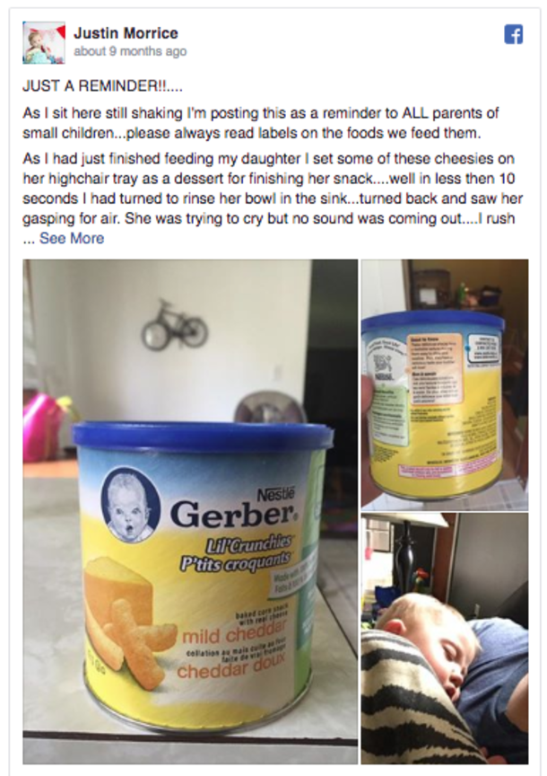 Baby Almost Dies After Eating Popular Snack. Then Dad Goes Back, Spots Message On Package - picture 3