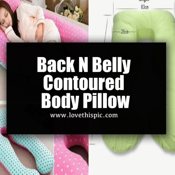 Back N Belly Contoured Body Pillow