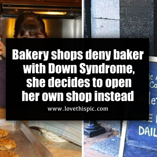 Bakery shops deny baker with Down Syndrome, she decides to open her own shop instead