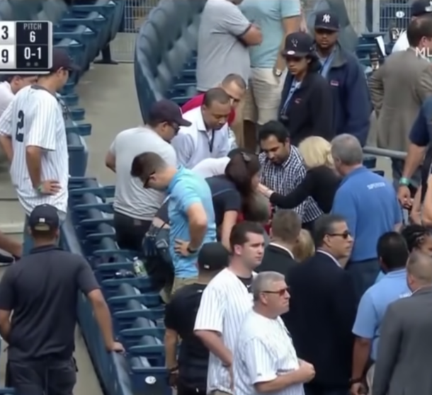 Baseball players accidentally hit 2-year-old little girl with 105 MPH foul ball, look sick with worry for her - picture 3