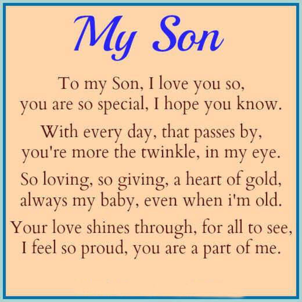 Beautiful Son Quotes And Sayings - picture 8