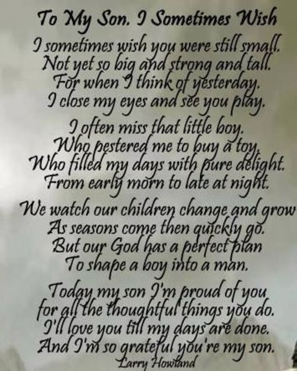 Beautiful Son Quotes And Sayings - picture 9