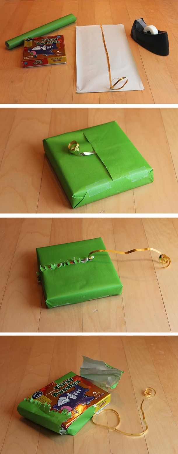 Before Wrapping, Always Line The Inside Of The Paper With Ribbon. Here's Why - picture 3