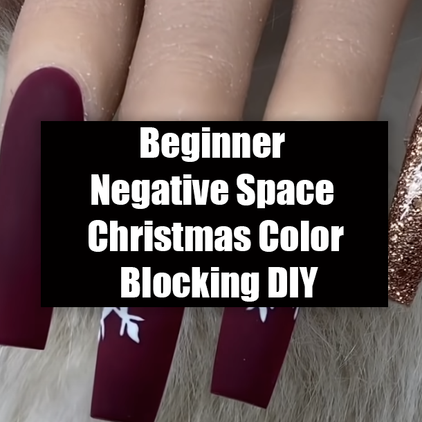 Beginner Negative Space Christmas Color Blocking DIY