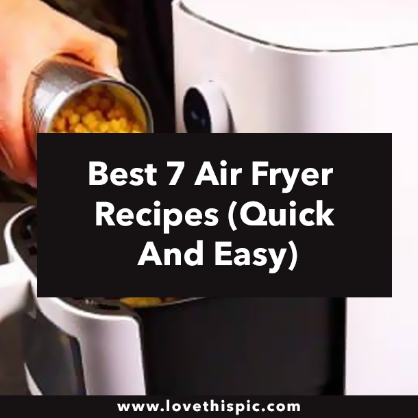 Best 7 Air Fryer Recipes (Quick And Easy)