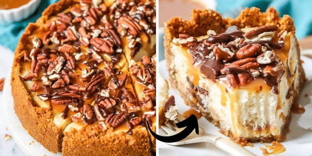 Best Chocolate & Caramel Turtle Cheesecake Recipe - picture 2
