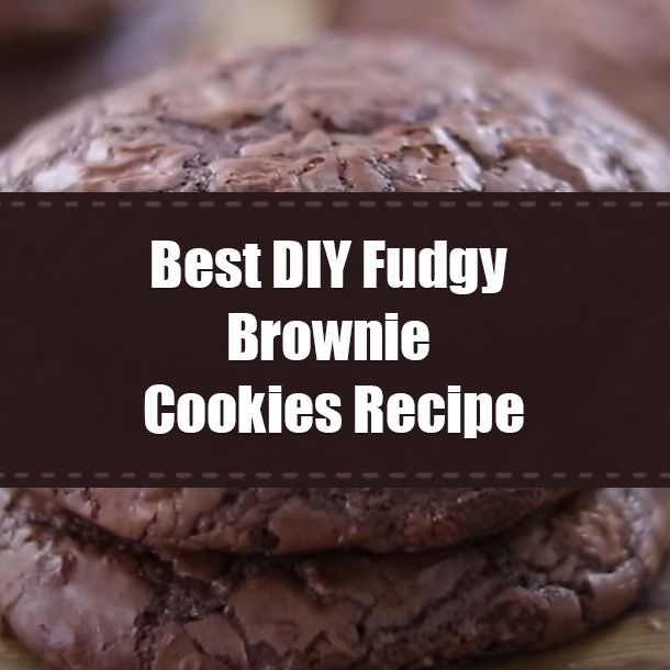 Best DIY Fudgy Brownie Cookies Recipe