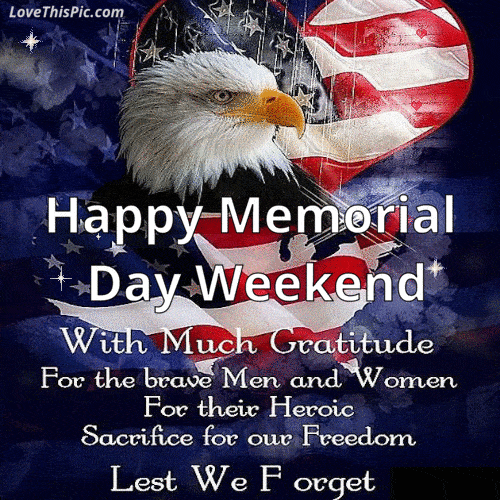 Best Happy Memorial Weekend Gifs For 2023 - picture 6