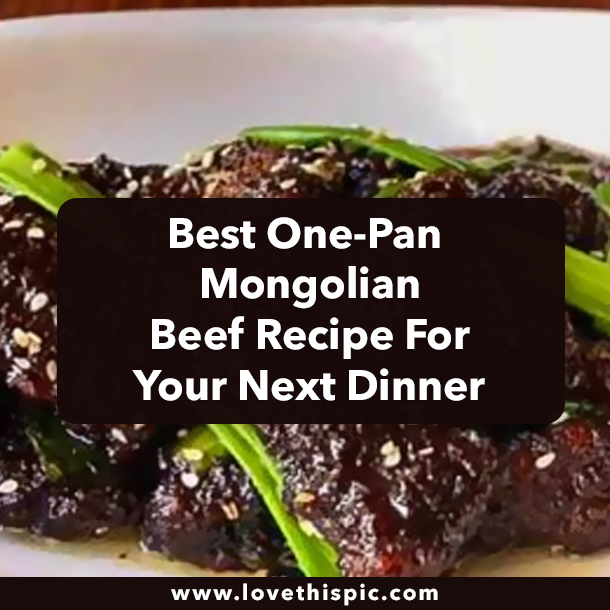 Best One-Pan Mongolian Beef Recipe For Your Next Dinner