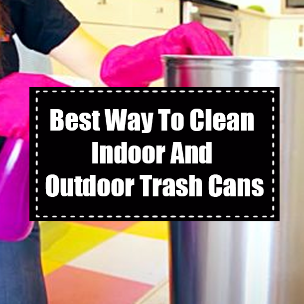 Best Way To Clean Indoor And Outdoor Trash Cans