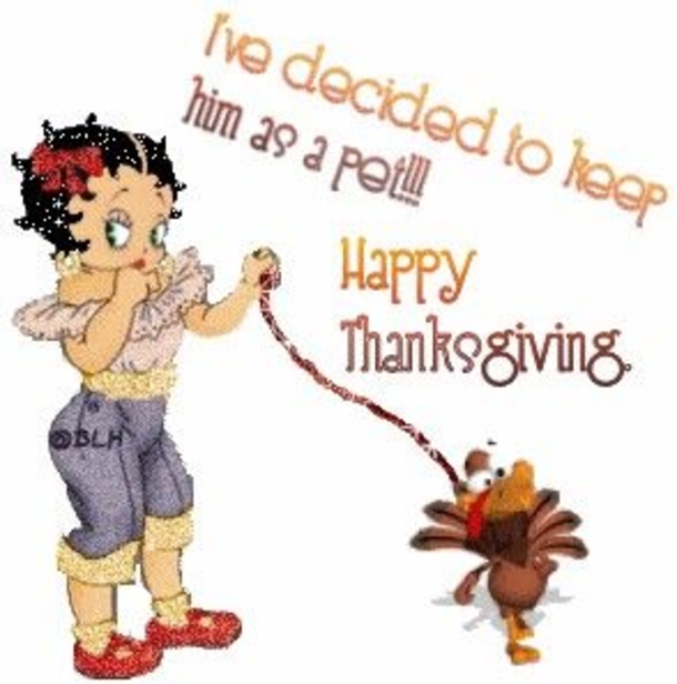 Betty Boop Happy Thanksgiving Quotes, Images And Gifs - picture 3