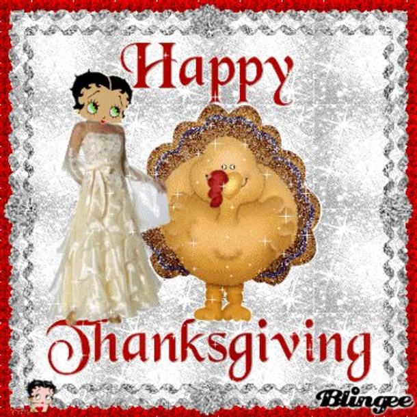 Betty Boop Happy Thanksgiving Quotes, Images And Gifs - picture 5