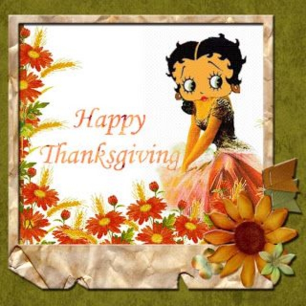 Betty Boop Happy Thanksgiving Quotes, Images And Gifs - picture 7
