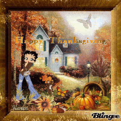 Betty Boop Happy Thanksgiving Quotes, Images And Gifs - picture 8