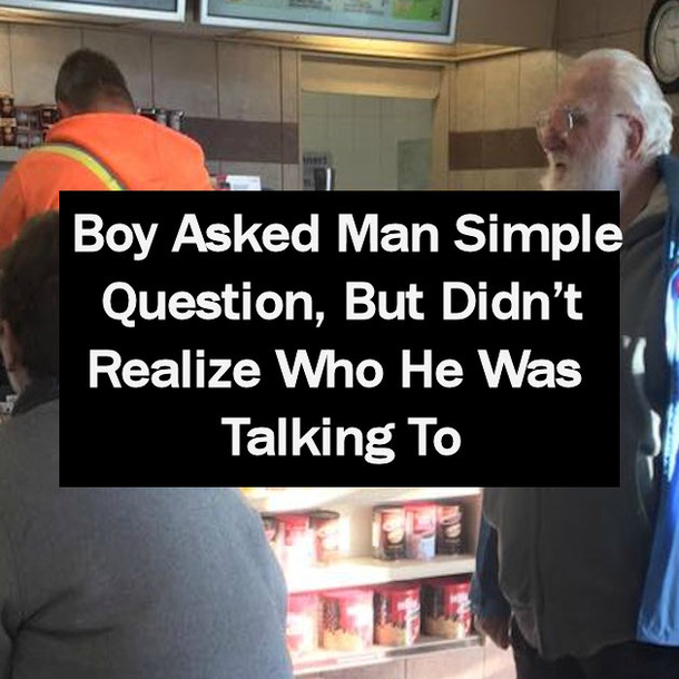 Boy Asked Man Simple Question, But Didn’t Realize Who He Was Talking To