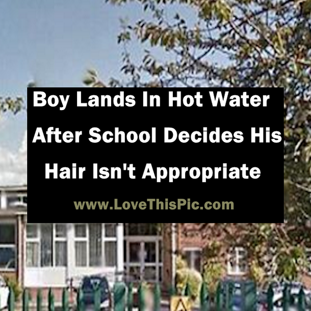 Boy Lands In Hot Water After School Decides His Hair Isn't Appropriate (Photo)