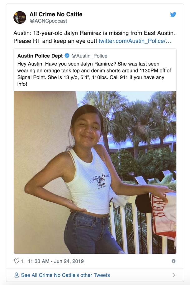 BREAKING: Cops Asking for Public's Help Locating Missing 13-Yr-Old Girl Last Seen Sunday - picture 2
