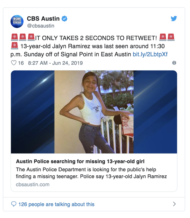 BREAKING: Cops Asking for Public's Help Locating Missing 13-Yr-Old Girl Last Seen Sunday - picture 3