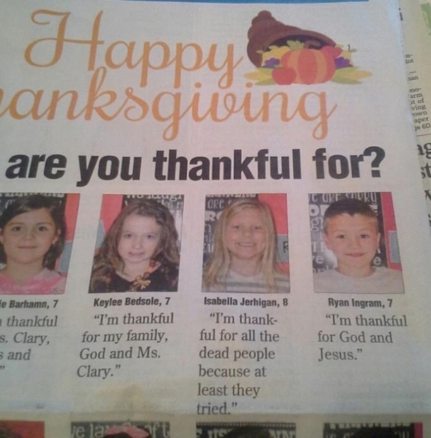 BRUTALLY Honest Answer Of What Girl Is Thankful For Is Hilarious [PHOTO] - picture 2