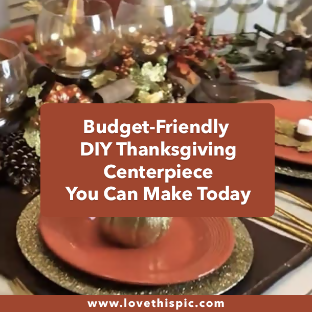 Budget-Friendly DIY Thanksgiving Centerpiece You Can Make Today