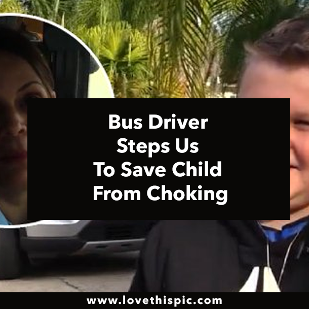 Bus Driver Steps Up To Save Child From Choking