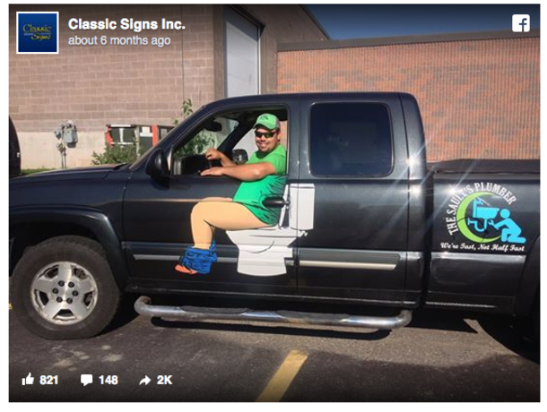 Canadian Plumber’s Business Booming After Toilet Truck Logo Goes Viral - picture 2