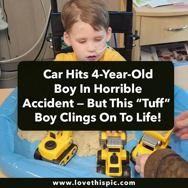Car Hits 4-Year-Old Boy In Horrible Accident — But This “Tuff” Boy Clings On To Life!