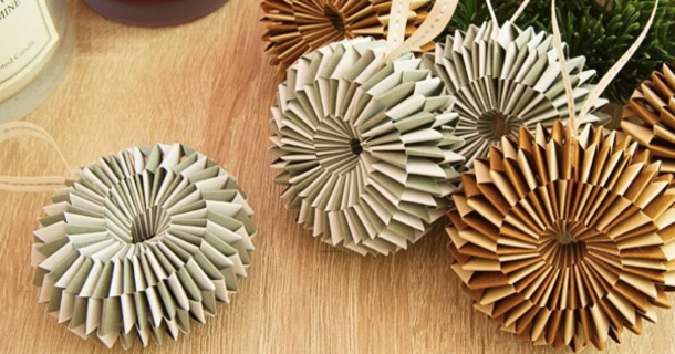 Charming Handmade Paper Ornaments for Christmas - picture 2