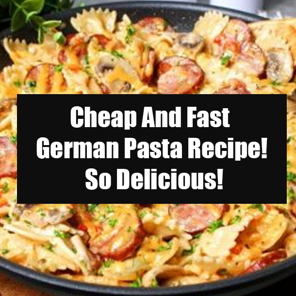 Cheap And Fast German Pasta Recipe! So Delicious!