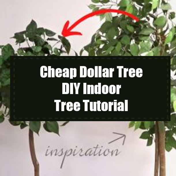 Cheap Dollar Tree DIY Indoor Tree Tutorial