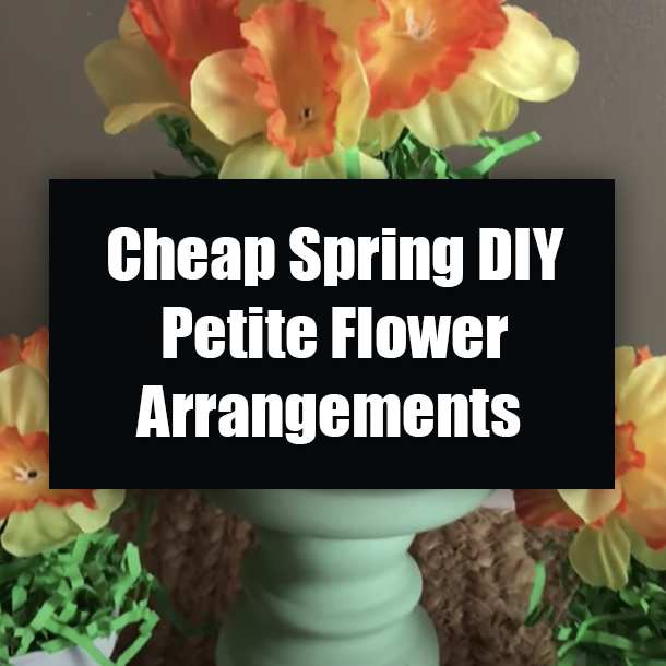Cheap Spring DIY Petite Flower Arrangements