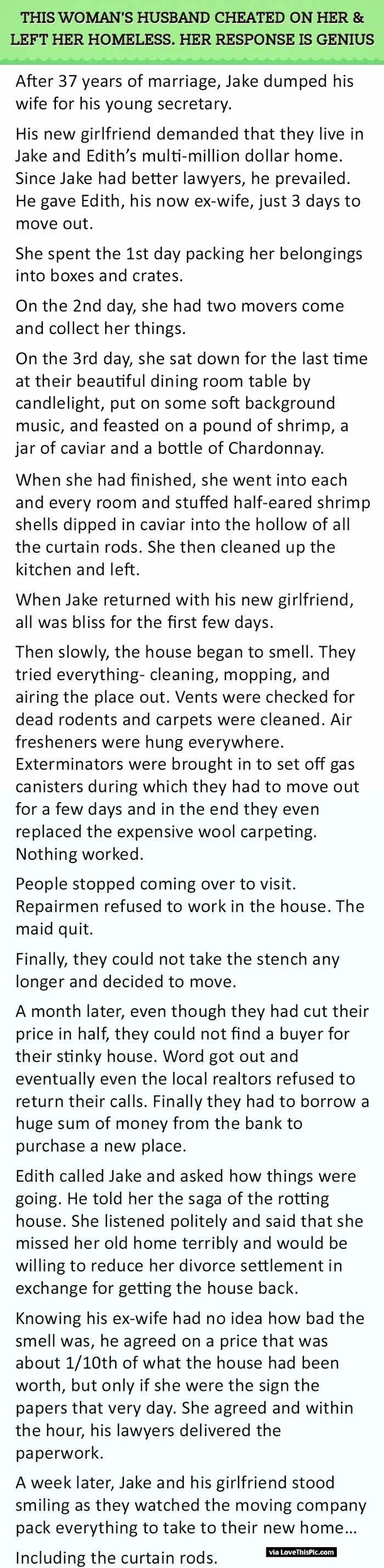 Cheating Husband Leaves Wife Homeless, What She Does Is Mind-Blowing