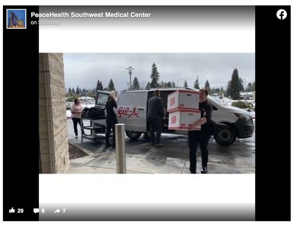 Chick-fil-A gives away 1,000 free meals to hospital worker battling coronavirus to say, 'Thank You' - picture 2