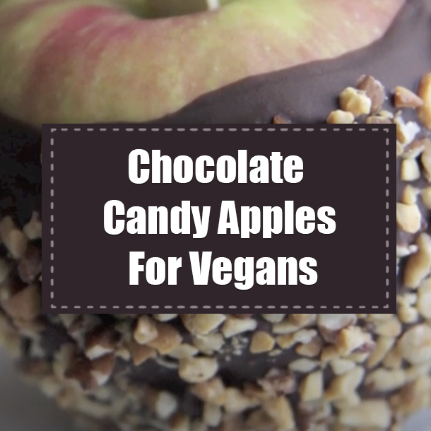 Chocolate Candy Apples For Vegans