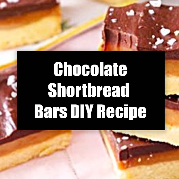 Chocolate Shortbread Bars DIY Recipe