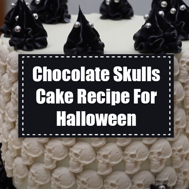 Chocolate Skulls Cake Recipe For Halloween