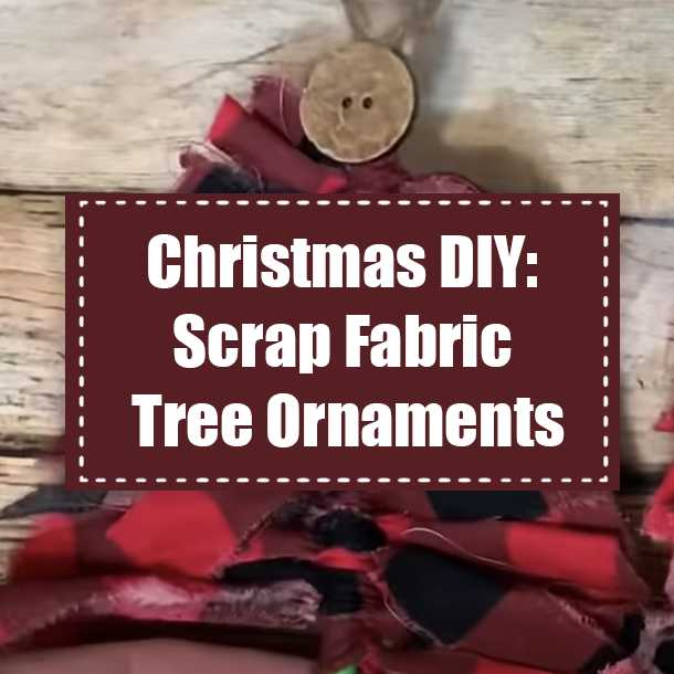Christmas DIY: Scrap Fabric Tree Ornaments